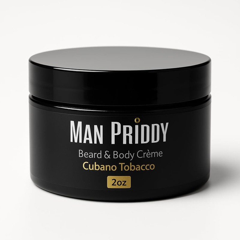 THE NAKED FACE MAN PRIDDY 2oz Cubano Tobacco Beard &
