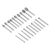 20Pcs High Speed Steel Rotary File DIY Grinding Head Set