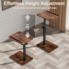 YUHFERA Sofa Armrest Tray Table for Couch - 360° Swivel