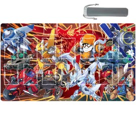 WSRXDMSN Ygo Play Mat Playmat Rubber Mat Duel Mat Gaming Competition Pad Mat Card Binder Deck 23.6 x 13.7 Inches (8)
