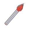 60°CNC Engraving V Groove 3D Router Bits 6x10mm 1/4" Shank