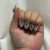 CHOK: 03 Lucky magnetic nail Handmade nail tip - Almond