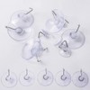 Flintronic Suction Cups, Pack of 12 Clear Plastic Suction Cups,