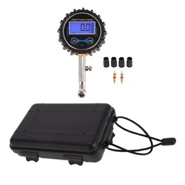 HEROFFIX 1 Set Universal Digital Tire Pressure Gauge W/Tire Cap 0-200PSI Digital Air Pressure Meter for Cars
