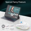 zienstar-Mouse Inalámbrico Recargable con Luz RGB,Modo Dual (2.4G USB+Bluetooth 5.1),Ajuste