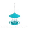 Bird Feeder Foldable Portable Terrace Bird Feeder for Outdoor Garden