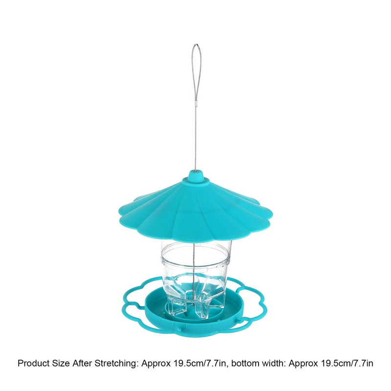 Bird Feeder Foldable Portable Terrace Bird Feeder for Outdoor Garden