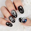Clear Crystal Handmade Nail Tips - Paddy B / 클리어