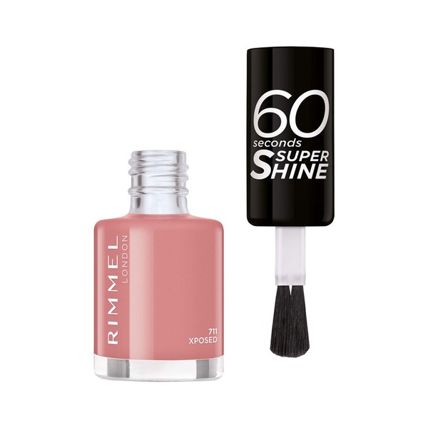 Rimmel 60 Seconds Super Shine Colour Block Nail Polish - Ultra Shine and Long Lasting - Quick Drying