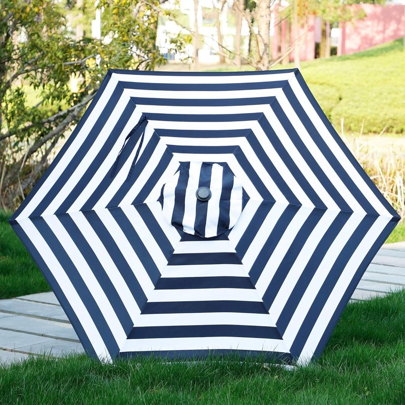 Blissun 7.5 ft Patio Umbrella, Yard Umbrella, Outdoor Market Umbrella