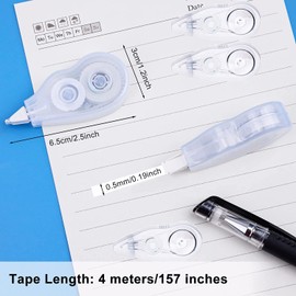 Dosolsollasol Correction Tape Correction Tape for Children School Office Awards (White)