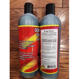 G.M.J. 2 PACK DERMATOLOGY PSORIASIS SHAMPOO DANDRUFF DRY SCALP 16 OZ EA.GMJ MADE IN USA
