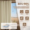ROFASVCO Outdoor Curtains for Patio Waterproof, Zipper Design 2 Panels