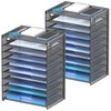 OUTWOLF 10 Tier Paper Organizer - Letter Tray Mesh Desk