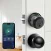 GeekTale Smart Deadbolt Lock with Passage Door Knob, Fingerprint Deadbolt