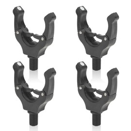 4 pieces rod rests for carp fishing, carp fishing rod holder gripper with magnetic clips for all rod holders rod stand rod pod