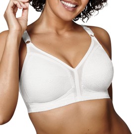 Playtex Women's 18 Hour Original Soft Cup Bra, White, 50D