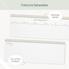 KIND OF HAZEL Desk Calendar 2026 Landscape Weekly Planner with