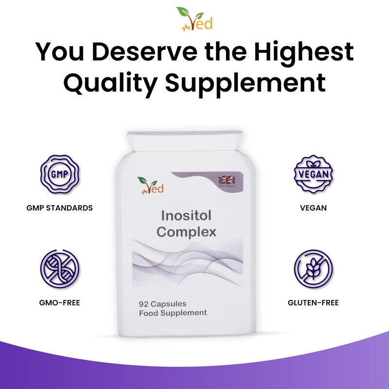 Ved Inositol Complex, Myo-Inositol 2000 mg & D Chiro-Inositol 300