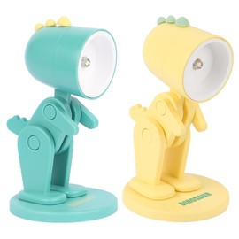 LALASTYLE 2PCS Magnetic LED Room Night Light,Mini Dinosaur Led Desk Lamp,Adjustable Animal Night Light,Little Phone Holder,Decorative Ornaments Light,Bedroom Gifts