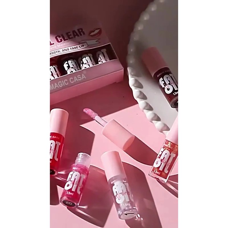 Set De 6 Aceites Para Labios Lip Glow Oil Gloss