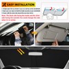 D-Lumina Winshield Sun Shade with USA Flag for 2007-2021 to-yota