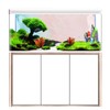 Fish Tank Background Decoration Beach Pattern 3D PVC Self Adhesive