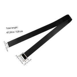 3pcs Decorative Santa Claus Waistbands with Buckles Versatile Costume Belts for Christmas Parties and Everyday Wear