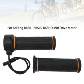 192X Full Twist Throttle Electric Accessories for BaFang BBS01 BBS02 BBSHD Mid Drive Motor, Convenient Control, Wide Voltage Range