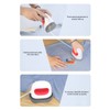 Ironing Machine Red Mini Portable Automatic Temperature Sensing Heat Press