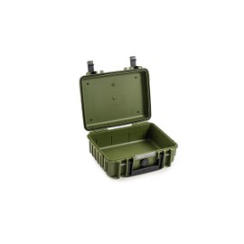 B&W Outdoor Transport Case, Bronze Green, Empty case