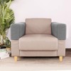 FAVOMOTO Armrest Covers, 2 Pieces Sofa Armrest Covers, Adjustable, Stretch