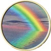 Serenity Peace Within The Storm Color Rainbow Bronze Medallion Chip