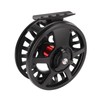 Fly Fishing Reel with Release Black Aluminium Alloy Large Line