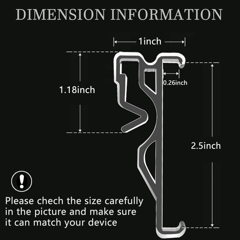 2.5 Inch Valance Clips, Clear Plastic Valance Clips for Blinds,