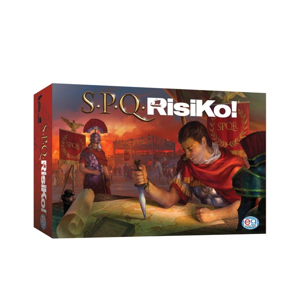 Spin Master Games SPQRisiKo Table. The Most Played Strategy Game in Italy, Set in The Ancient Roman Empire, from 8 Years Old, SPQR, Multicoloured, 6053992