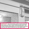 2 Pack Sliding Patio Door Foot Kick Lock, A Secondary