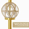 Oneach 61.5” Modern Floor Lamp for Living Room, Gold Boho