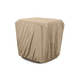 Covermates Air Conditioner Cover – Durable Weather-Resistant Protection for Outdoor Units, Classic 12-Guage Vinyl, 32W x 32D x 28H, Classic Tan