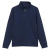 Lands' End Boys Half Zip Pullover Small Deep Sea Navy