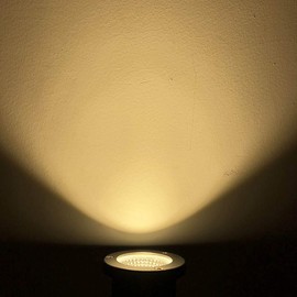 Monsing 7 W LED Spotlight Warm White 2700 K with Clip 2 m Cable with Plug LED Garden Lighting Garden Light Garden Spotlight Lawn Spotlight IP65 Waterproof for Outdoor Yard Lawn (Warm White)