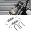 Telituny Exhaust Pipe Springs, 2 x Motorcycle Exhaust System, Fully