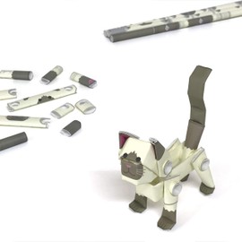 Piperoid Animals Cat Series Sham - Fun for Elementary School and Adults Paper Craft Kit - For Boys and Girls Who Love Origami