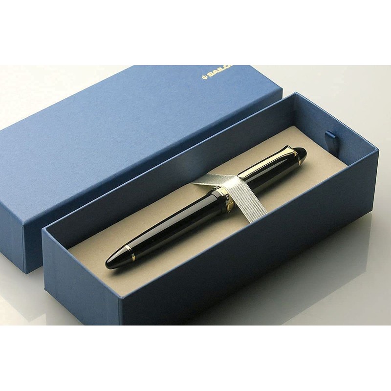 Sailor Fountain Pen, Proffit Casual Fountain Pen, Gold Trim, Black,