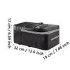 TTBDDM Bicycle Pannier Rack Bag, Bicycle Rear Bag with Reflective