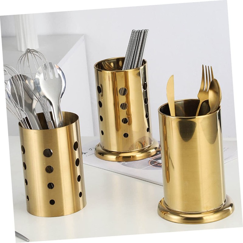 GRIRIW Fork Chopsticks Organizer Stainless Steel Cutlery Drawer Organiser Small