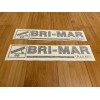 BRI-MAR Trailers OEM Replacement TRAILER DECAL Stickers - SET OF