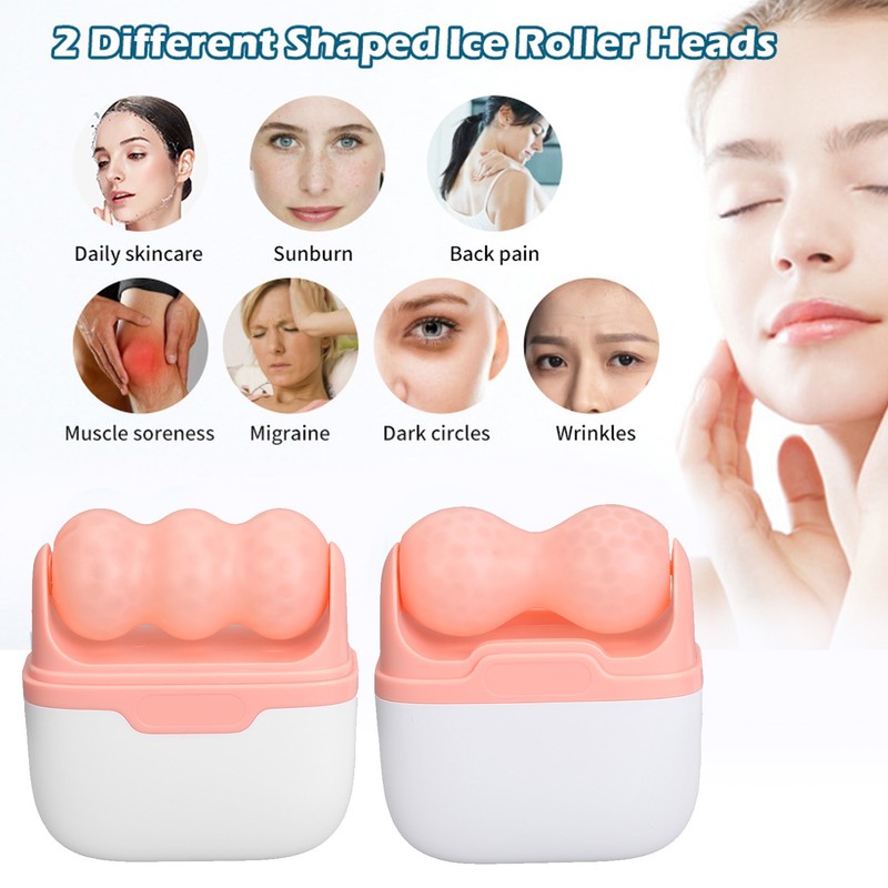 Ice Face Roller Portable Muscle Soreness Migraine Relief 2 in