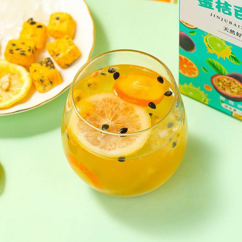 Vitamin C Lemon Fruit Instant Fruit Tea China Kumquat-Passion Flavor