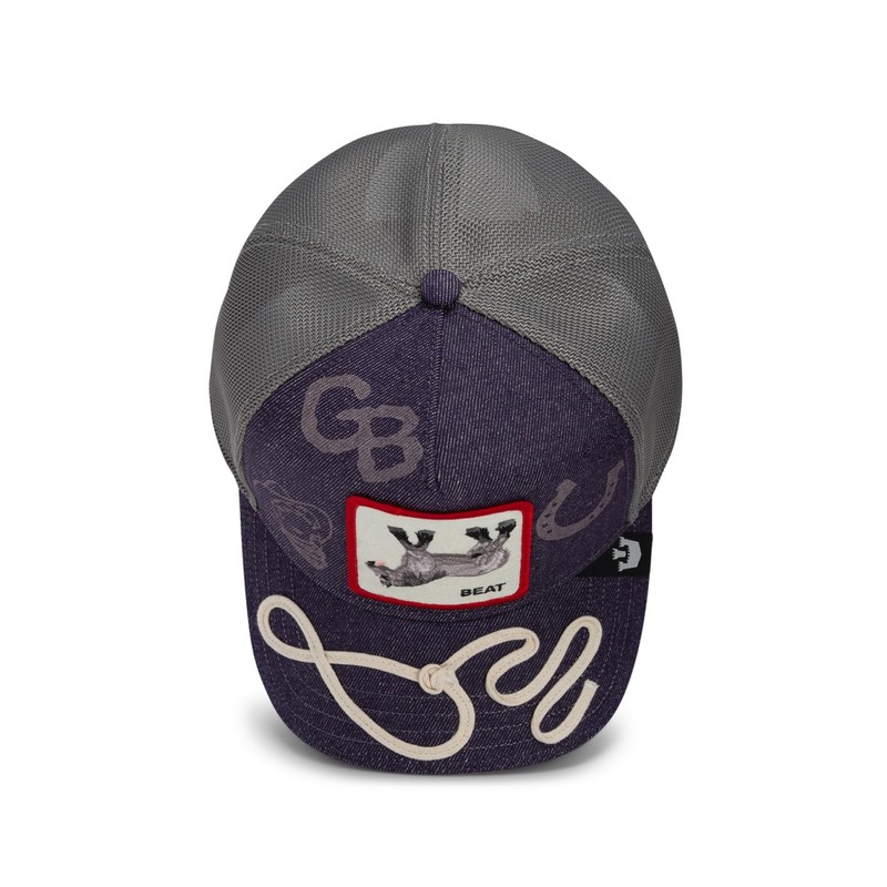 Goorin Bros. Trucker Cap Dead Horse Purple One Size, Purple,